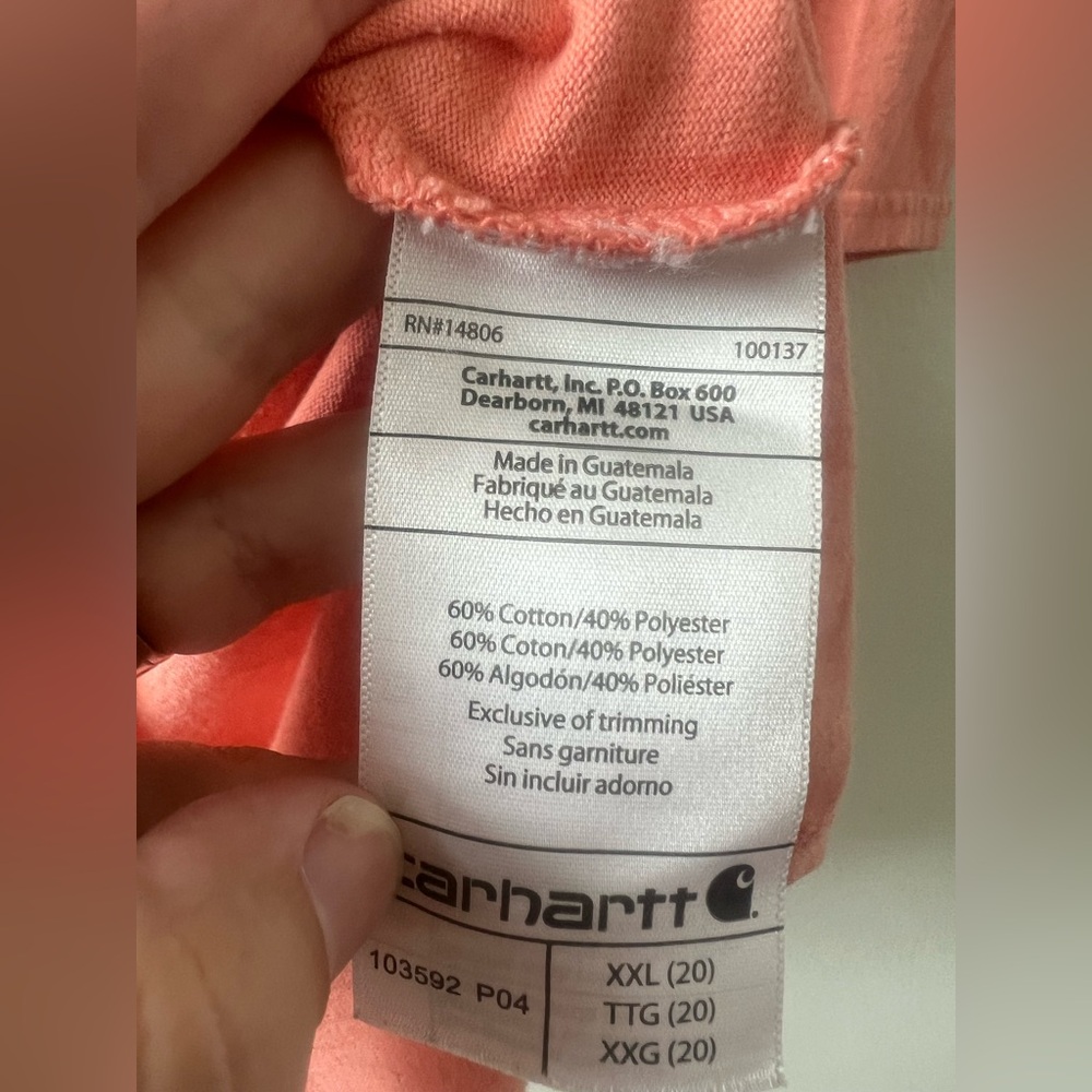 Women’s Carhartt T-Shirt - Picture 4 of 4